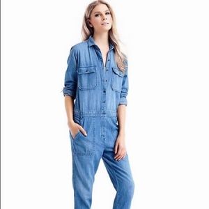1969 Gap Denim Coverall Jumpsuit -S/P